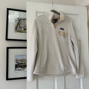 Patagonia Off-White Fleece Jacket